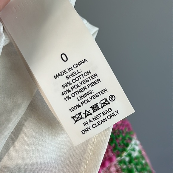 Kate Spade Plaid Tweed Sleeveless Dress Size 0 - Picture 7 of 15